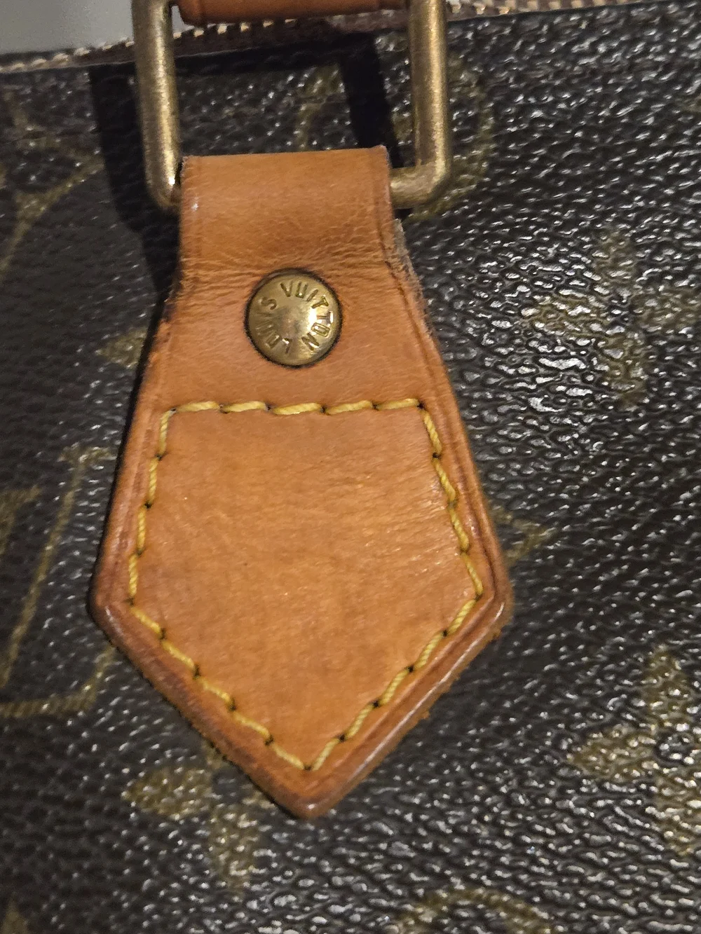 Louis Vuitton Brown Monogram Speedy 25, Made In France November 2003